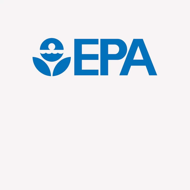 Environmental Protection Agency (EPA) Official Blue Logo Design Male T-Shirt