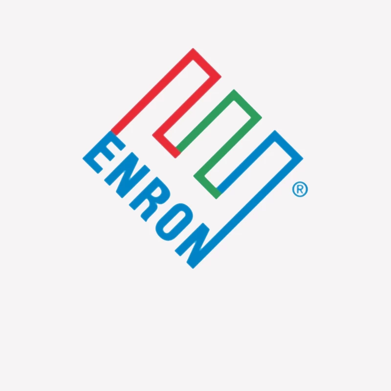 Enron Corporation Logo - Historic Energy Company Symbol Male T-Shirt