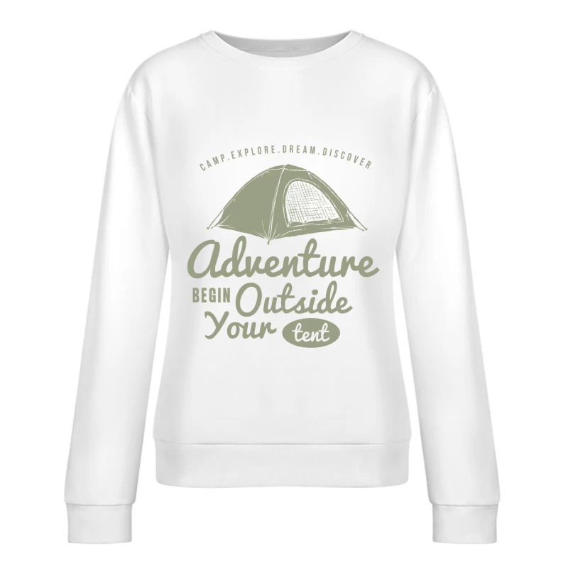 Aventure en Plein Air: Explorez et Découvrez Femme Sweat-shirt à enfiler