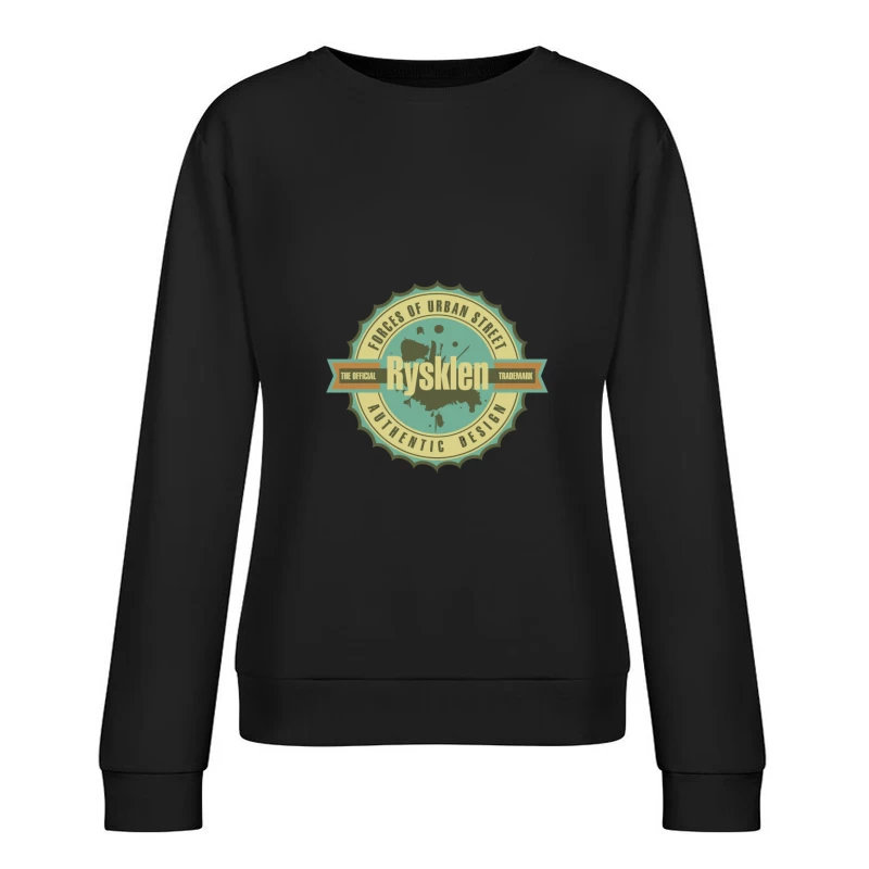 Design authentique de marque Rysklen Femme Sweat-shirt à enfiler