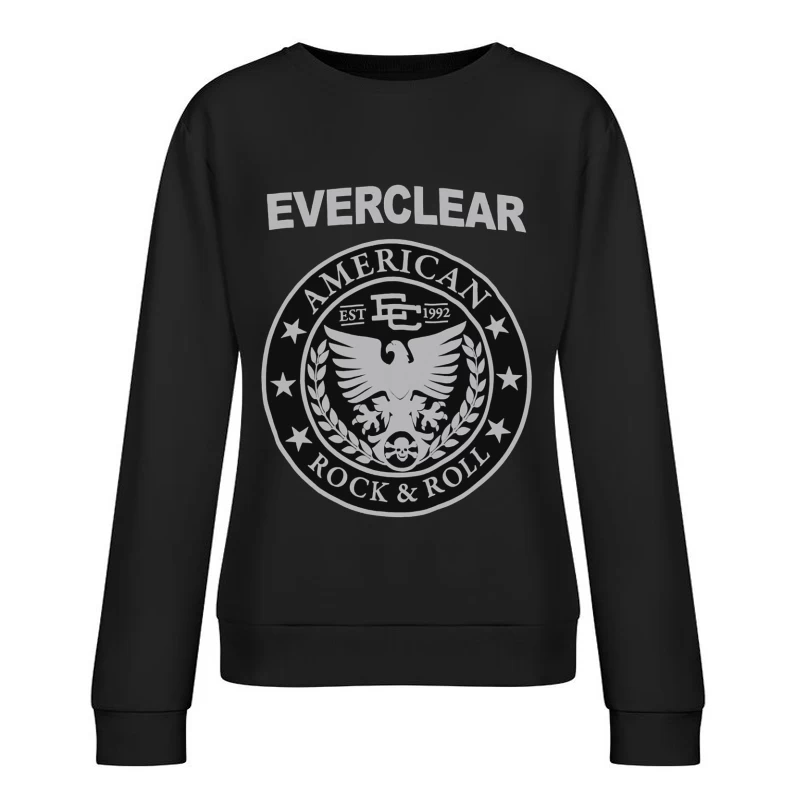 Everclear American Rock & Roll Band Emblem Est. 1992 Female Pullover Sweatshirt