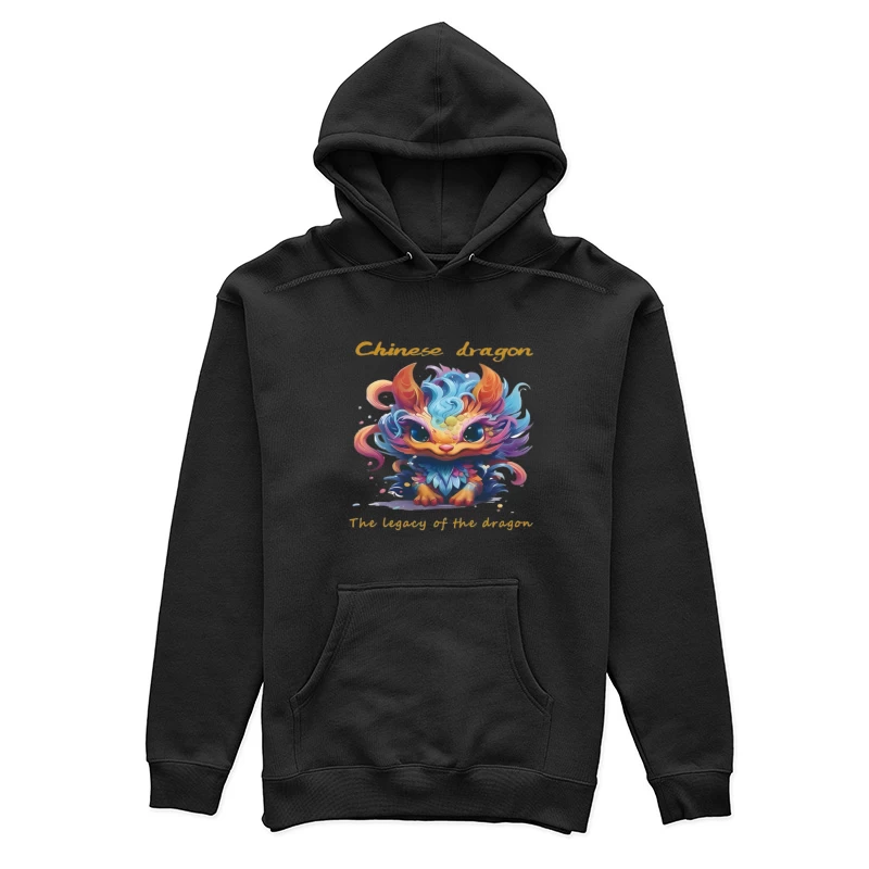 Farbenfroher chinesischer Drache Damen Pullover Hoodie