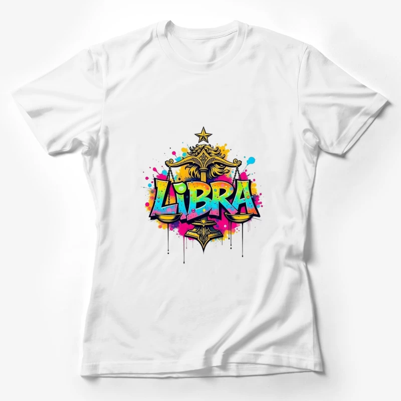 Liberal Zodiac Sign Art Female T-Shirt