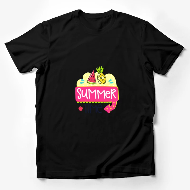 Illustration du Temps d'Été avec Fruits Homme T-Shirt