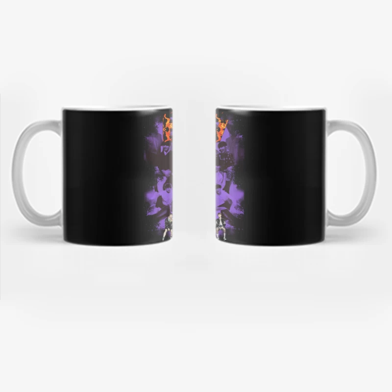 BTS K-Pop Group Art Coffee Mug