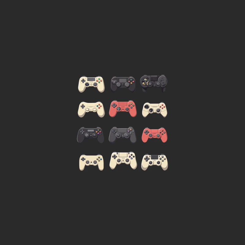 Variety of PlayStation Game Controllers and Gaming Accessories Baseball Cap