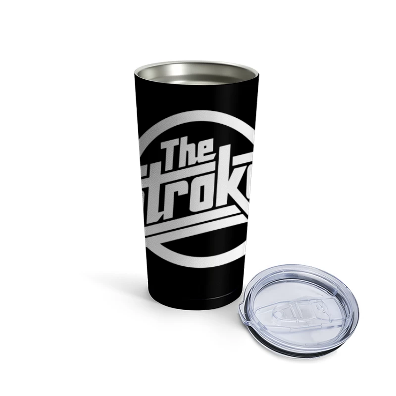 The Strokes Band Logo Outline Travel Mug