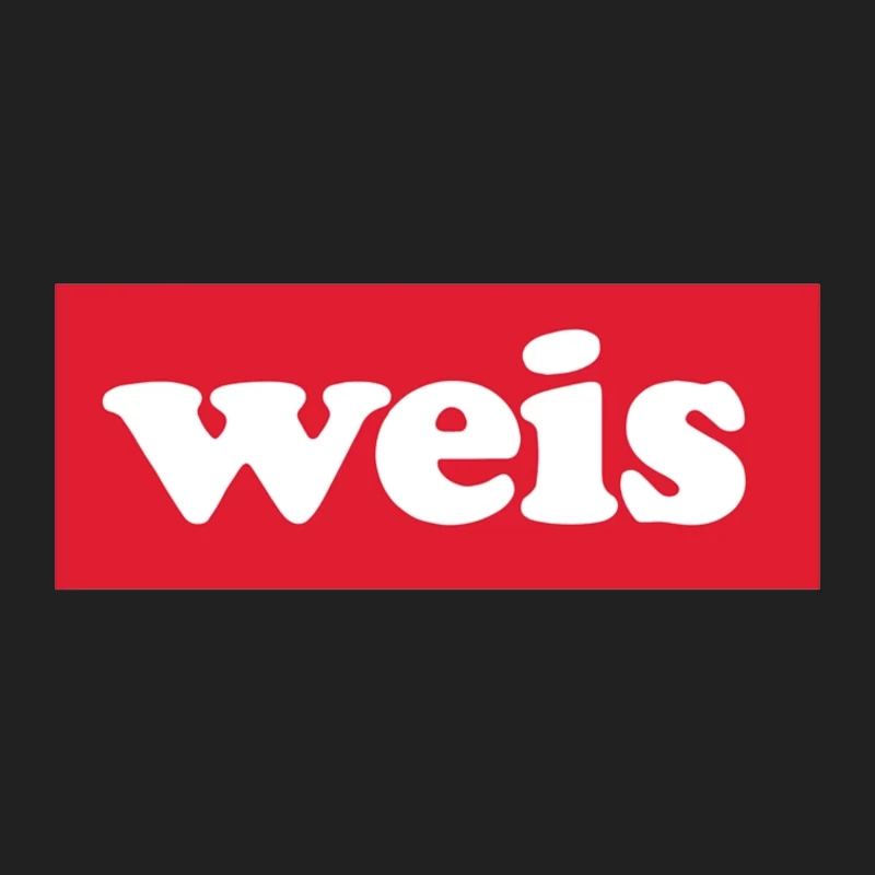 Weis Markets White Logo on Red Background Bucket Hat