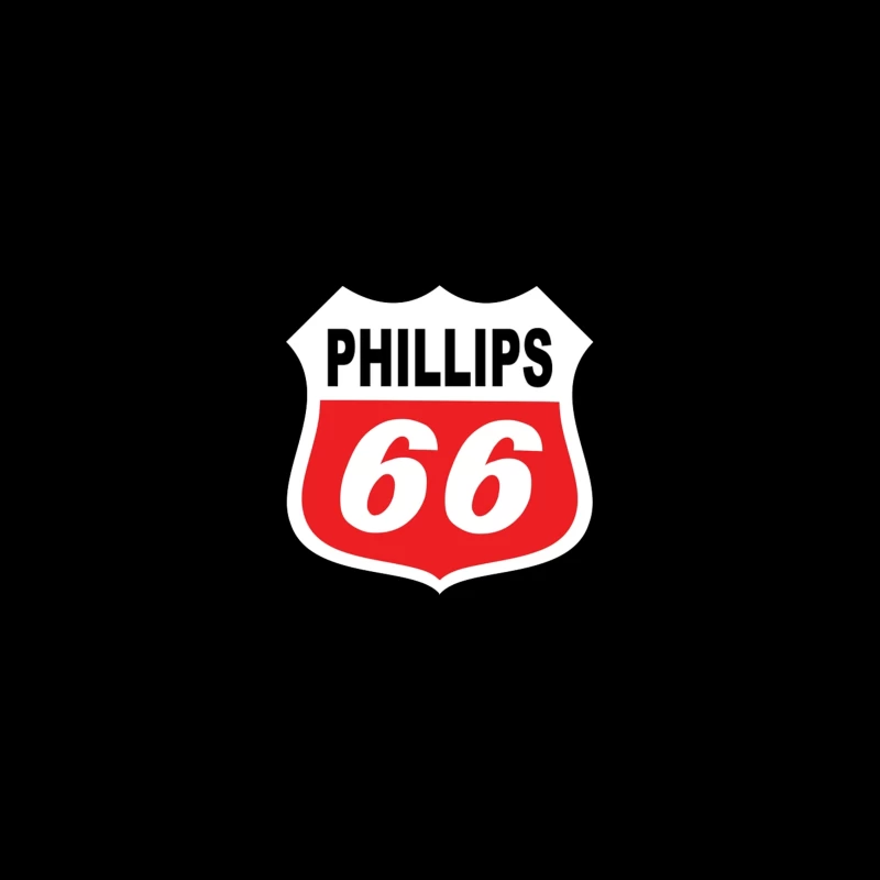 Phillips 66 Classic Shield Logo Design iPhone Case