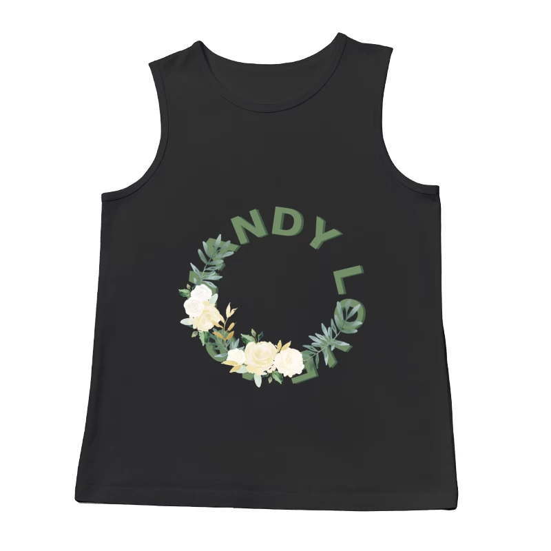 Floraler Hochzeitskranz Herren Tanktops