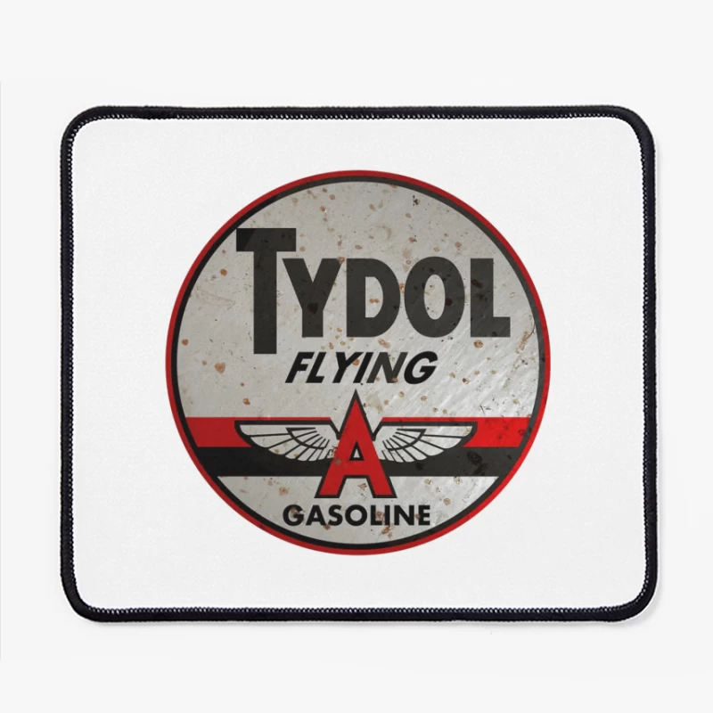 Vintage Tydol Flying A Gasoline Station Logo Sign Mouse Pad