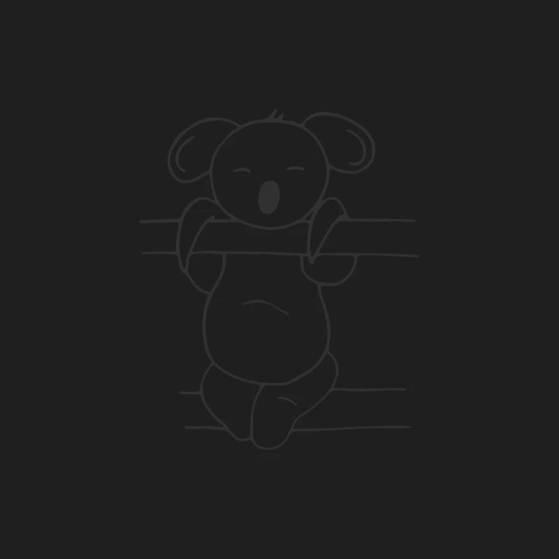 Koala mignon suspendu Homme Débardeur