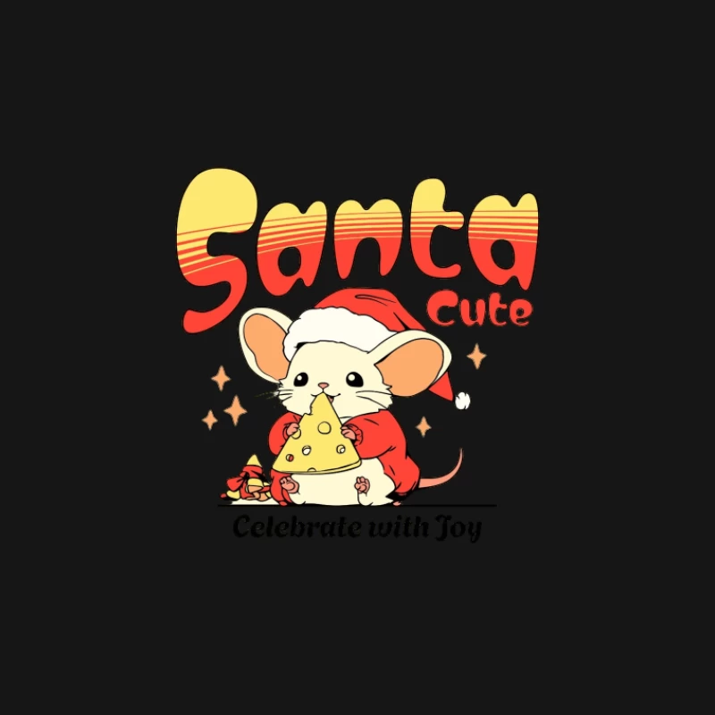 Design de Souris de Noël Mignonne Homme T-Shirt