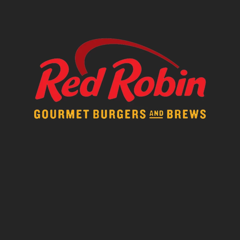 Red Robin Gourmet Burgers and Brews Restaurant Logo Male Pullover Sweatshirt