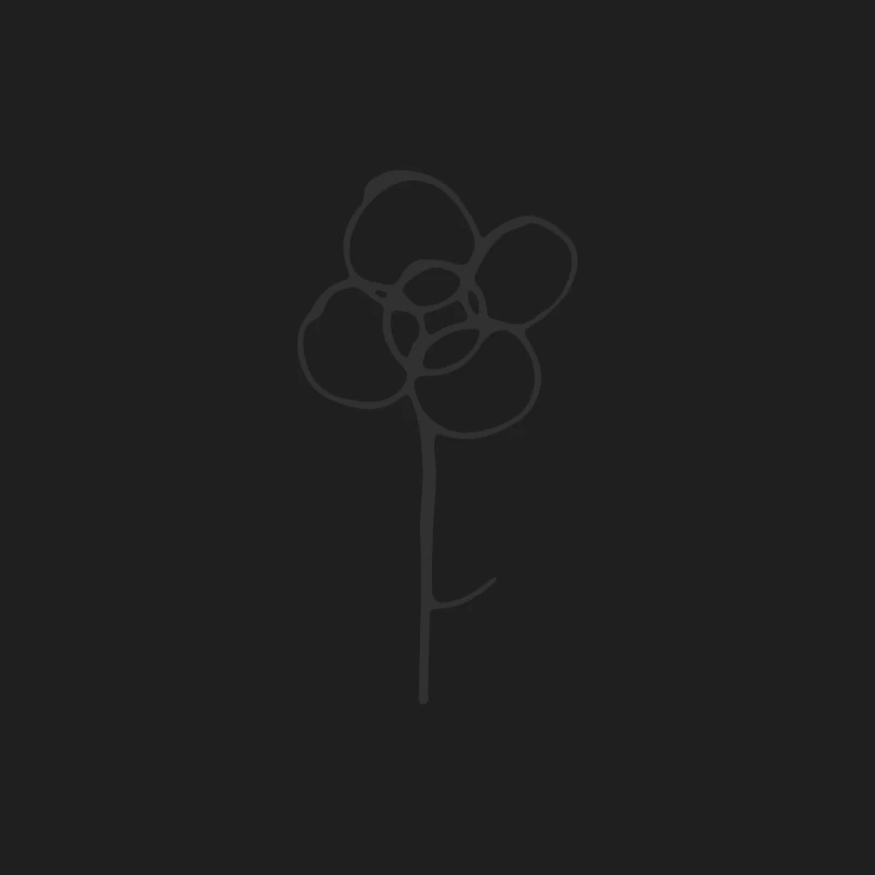 Fleur abstraite minimaliste Homme Débardeur