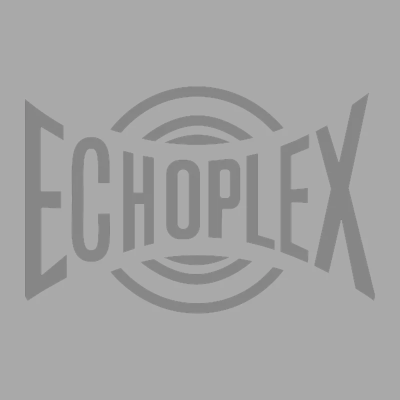 Echoplex Vintage Audio Brand Logo Design Male Pullover Hoodie