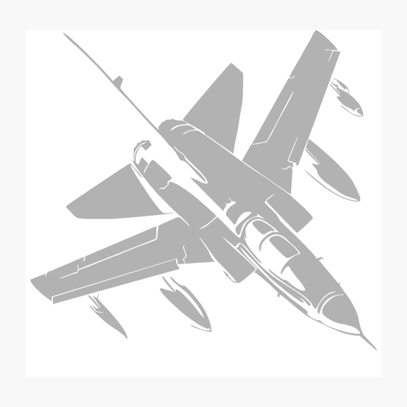 Tornado Bundeswehr Aircraft Airplane Bomber Nato Jet Throw Pillow