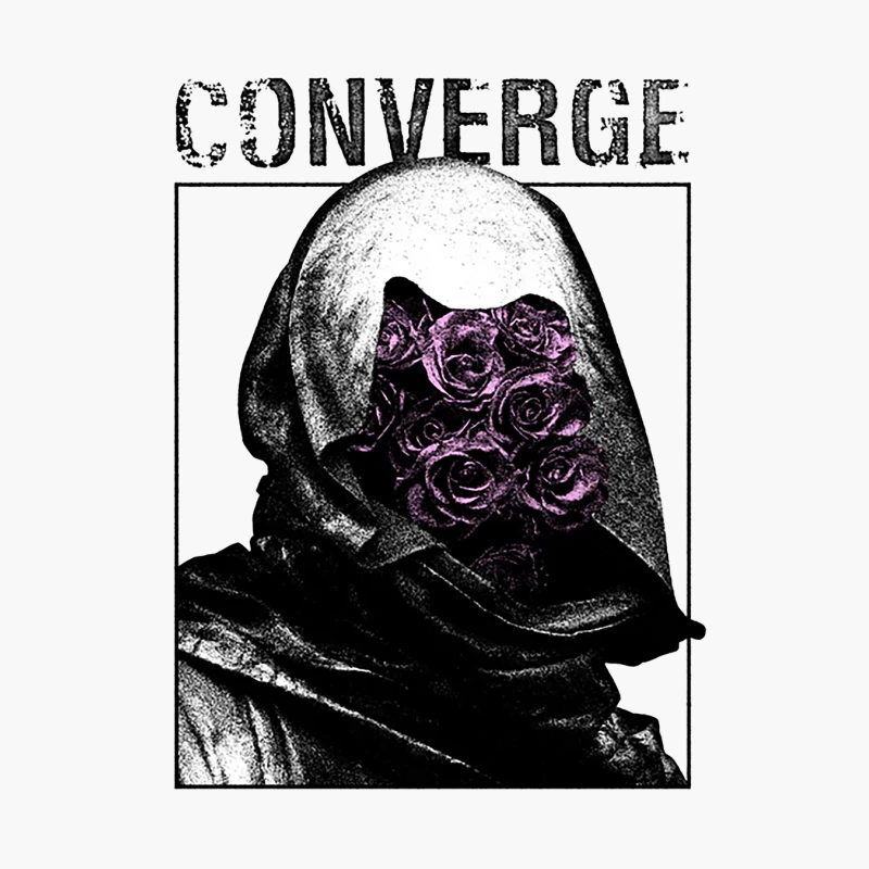 Converge Rose Killer III Purple Cotton Tote Bag