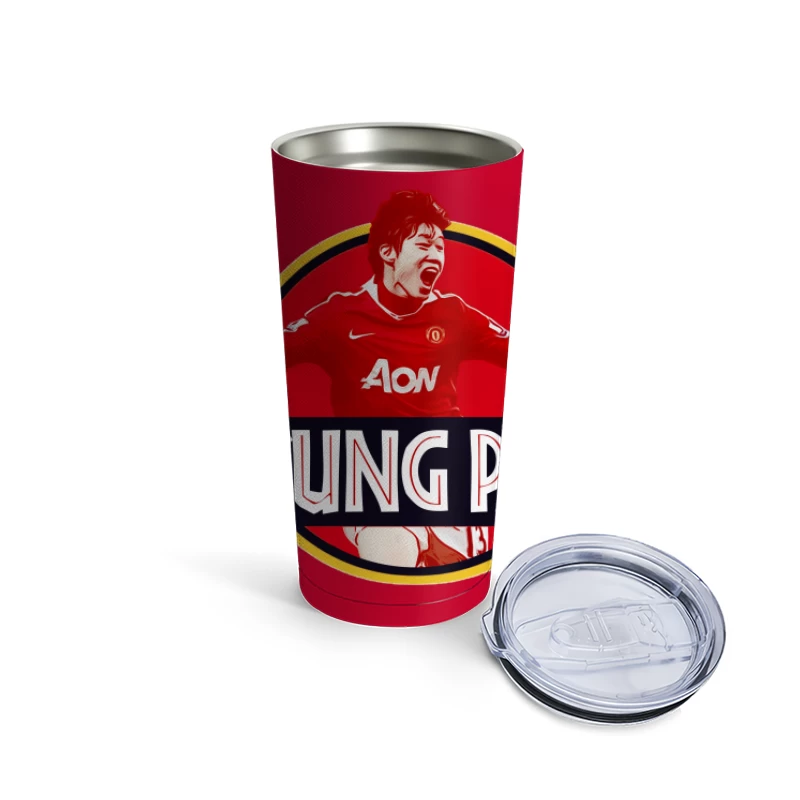 Retro Man United - PARK JI SUNG Travel Mug