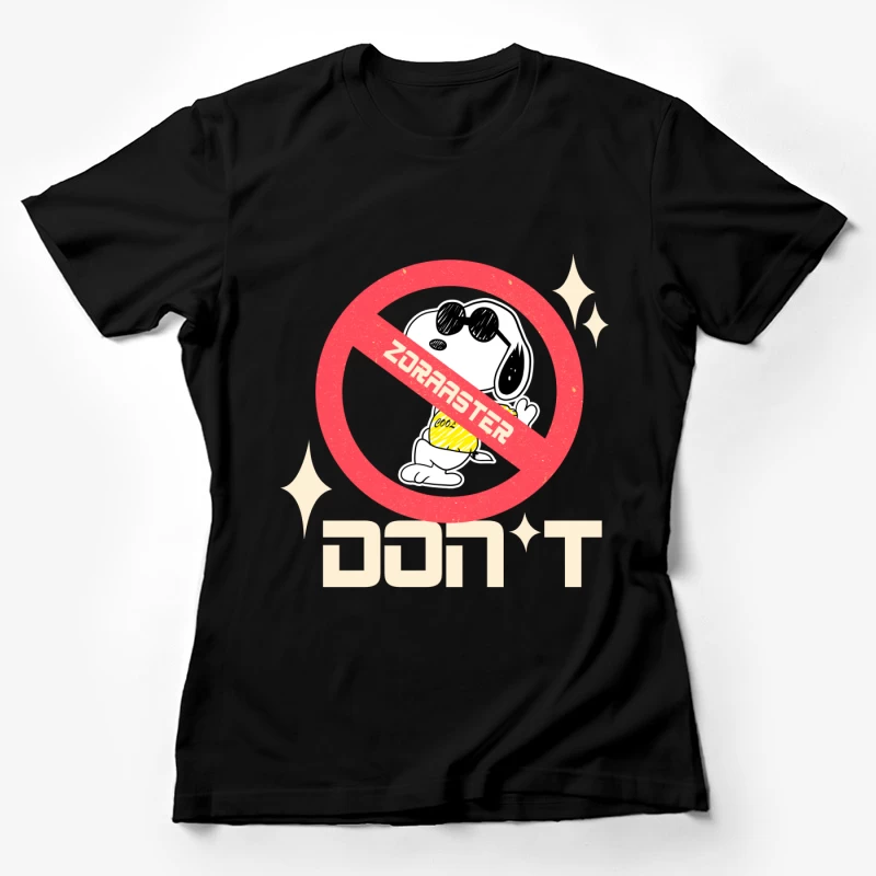 Protest gegen Zoraaster Maskottchen Damen T-Shirt