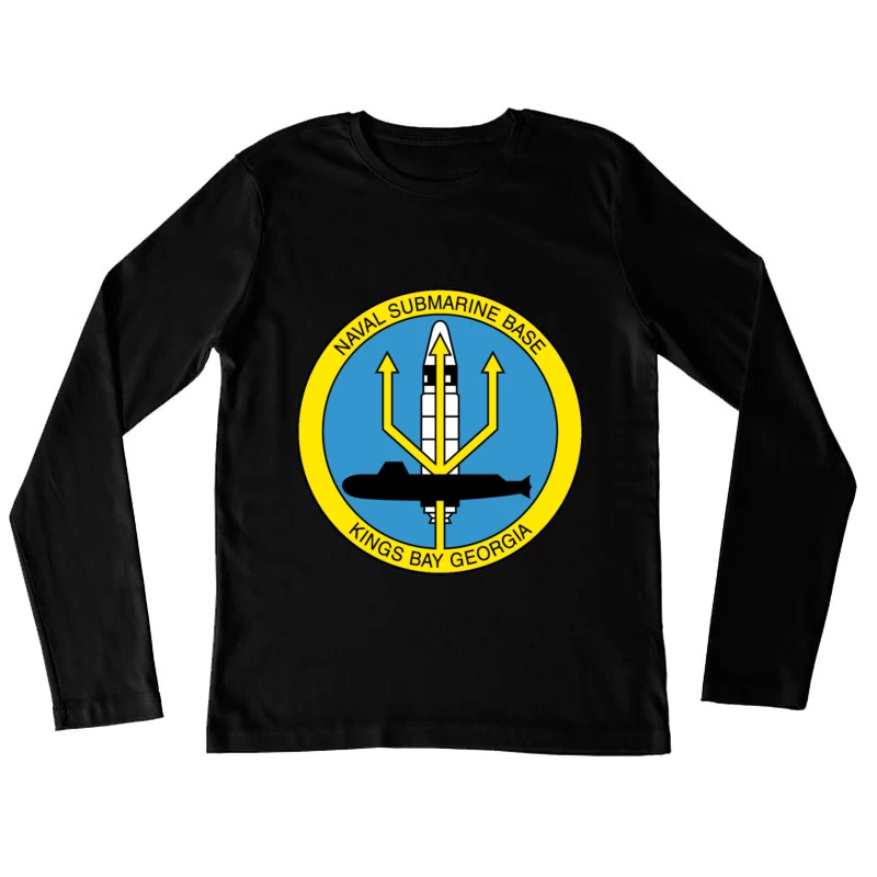 Naval Submarine Base Kings Bay Georgia Female Long Sleeve T-Shirt