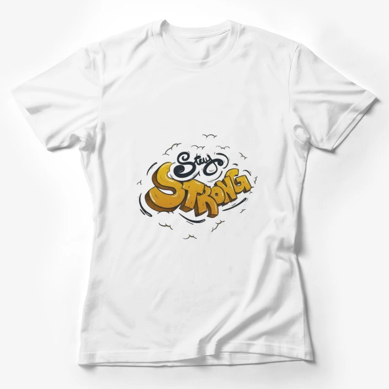 Ermutigendes Graffiti Kunstdesign Damen T-Shirt