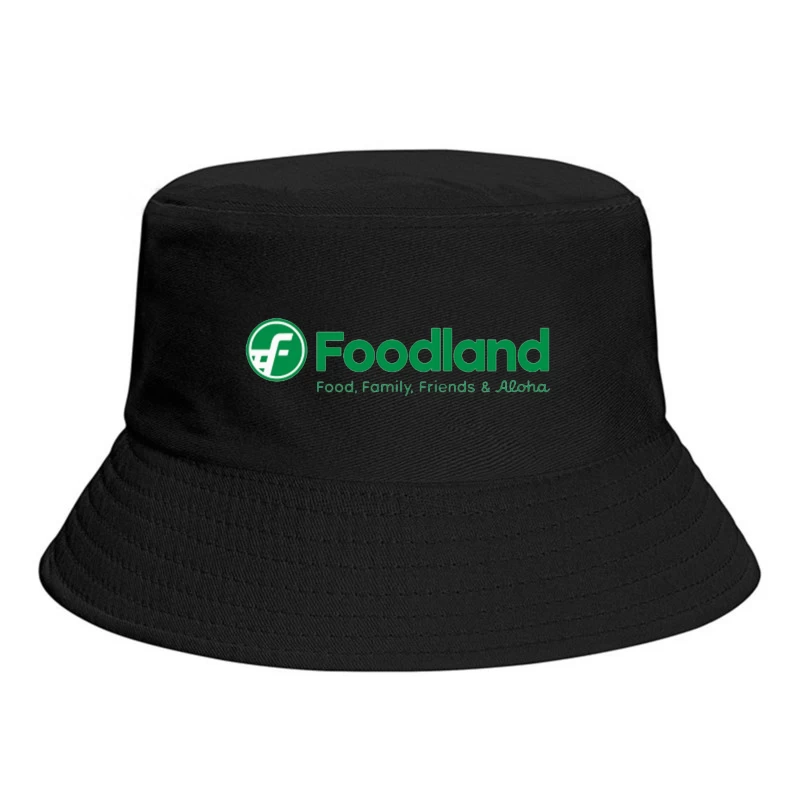 Foodland Supermarket: Hawaiian Grocery Chain with Green Logo and Aloha Spirit Bucket Hat