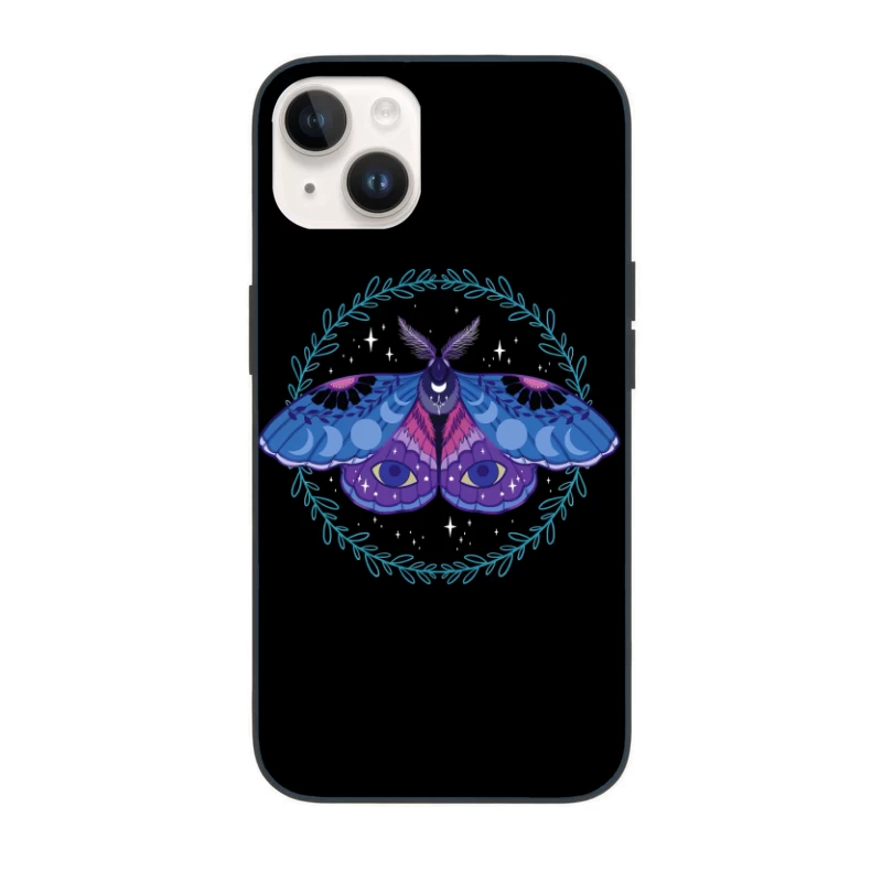 Celestial Moth – Mystical Nocturnal Elegance iPhone Case