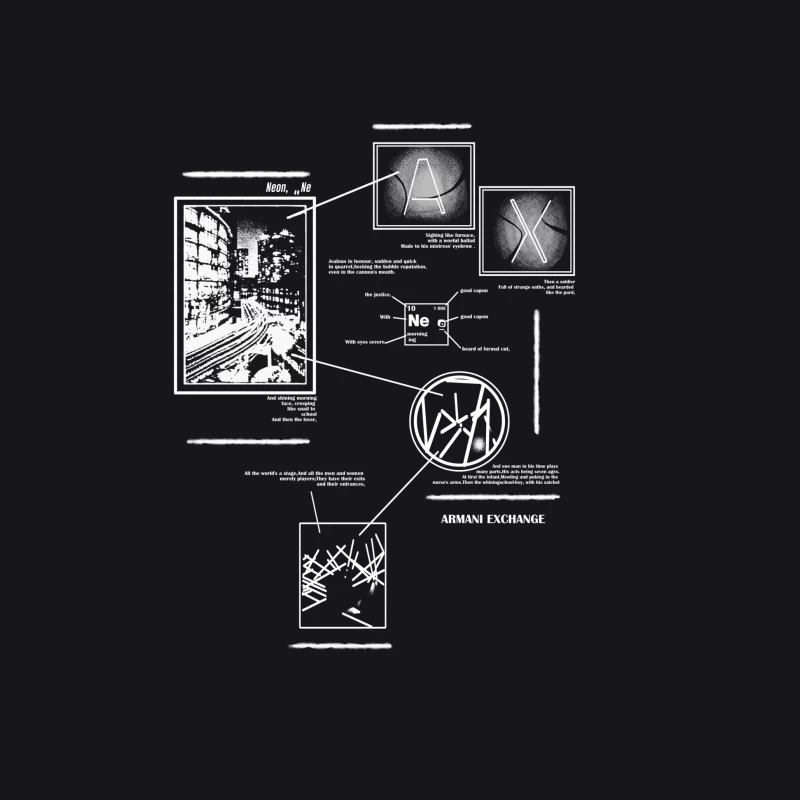Technisches Diagramm mit Markierungen Herren Pullover Hoodie