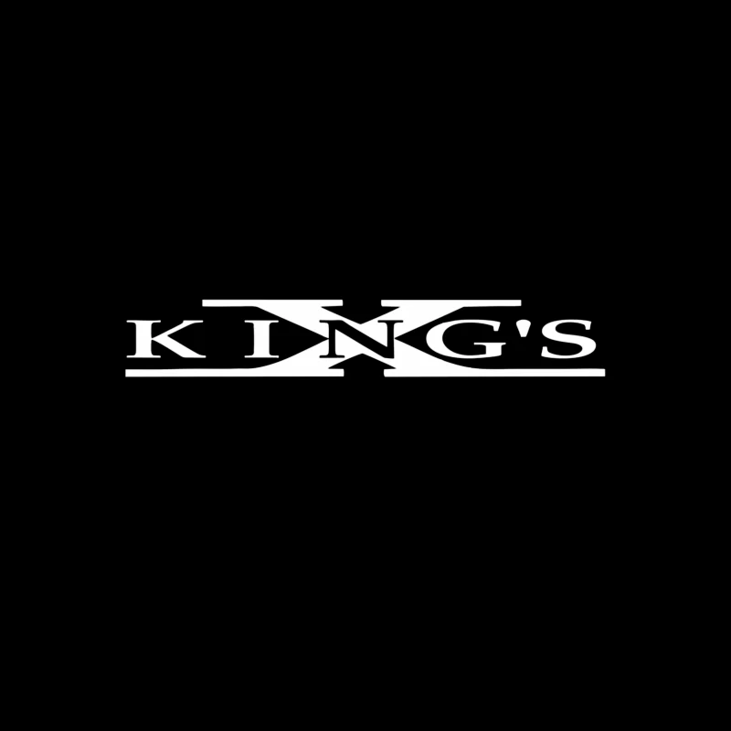 King's Text Logo Outline Design Coffee Mug