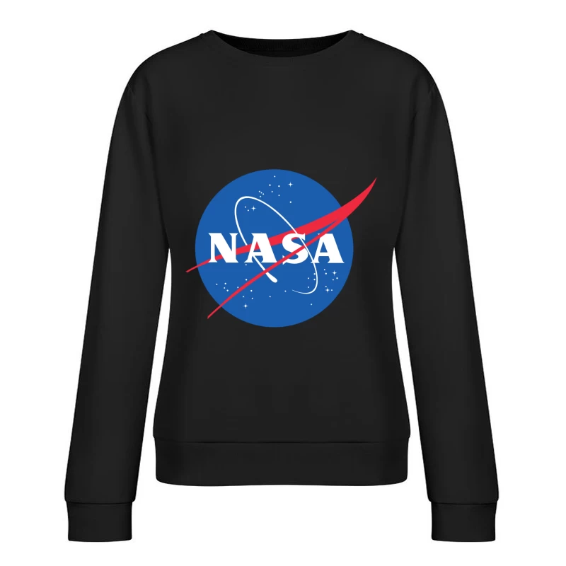 NASA Logo: Celebrating Space Exploration Female Pullover Sweatshirt