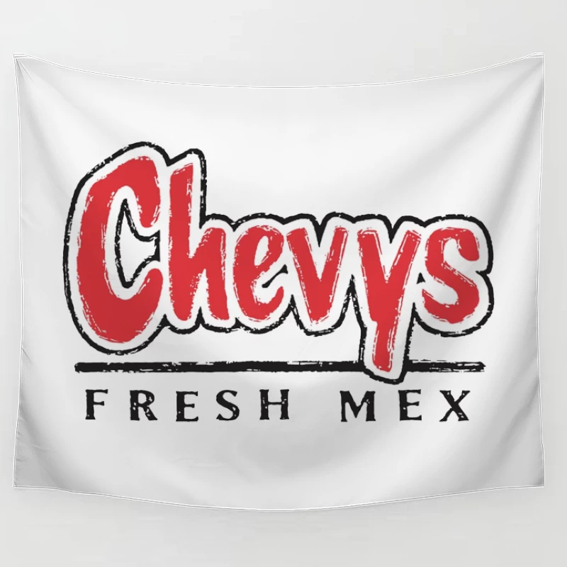 Chevys Fresh Mex Restaurant Logo Design Tapestry