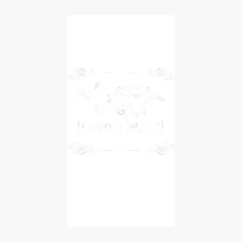 Faded Handwritten Text and Scribbles iPhone Case