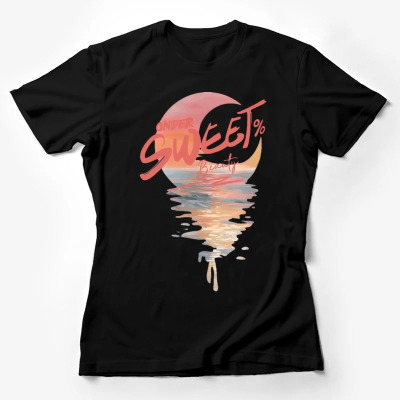 Sonnenuntergang am Meer Damen T-Shirt