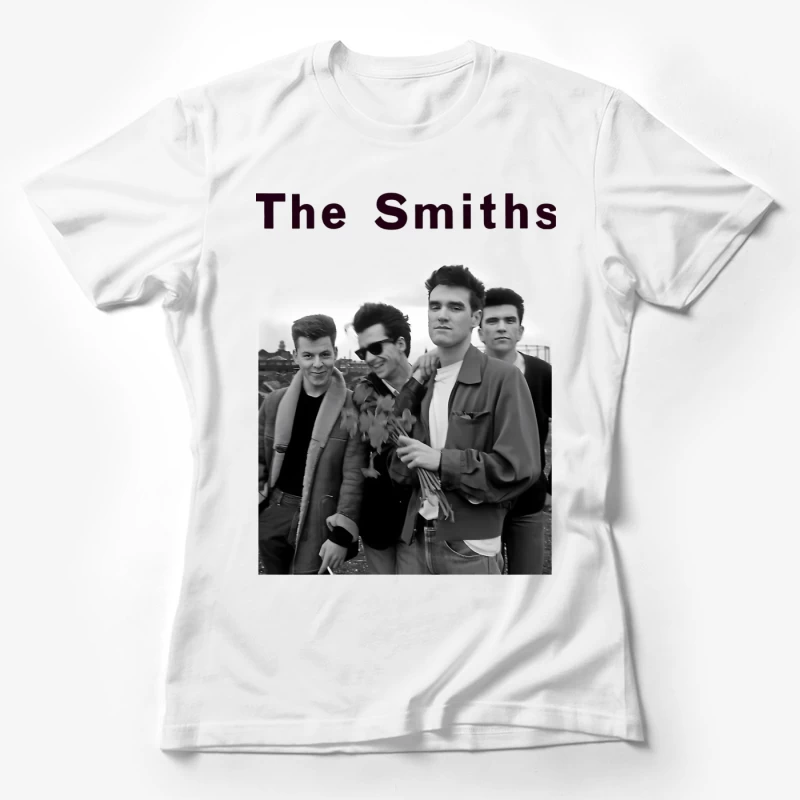 The Smiths: Iconic 1980s British Indie Rock Band Portrait Female T-Shirt