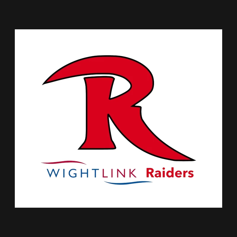 Wightlink Raiders Sports Team Logo with Red R Mouse Pad