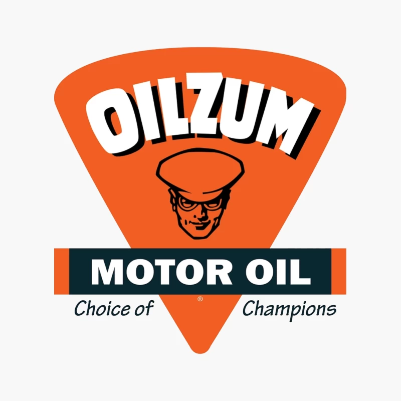 Vintage Oilzum Motor Oil Logo with Retro Design Cotton Tote Bag