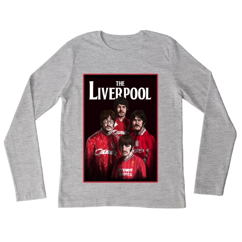 Liverpool/Beatles Mashup Female Long Sleeve T-Shirt