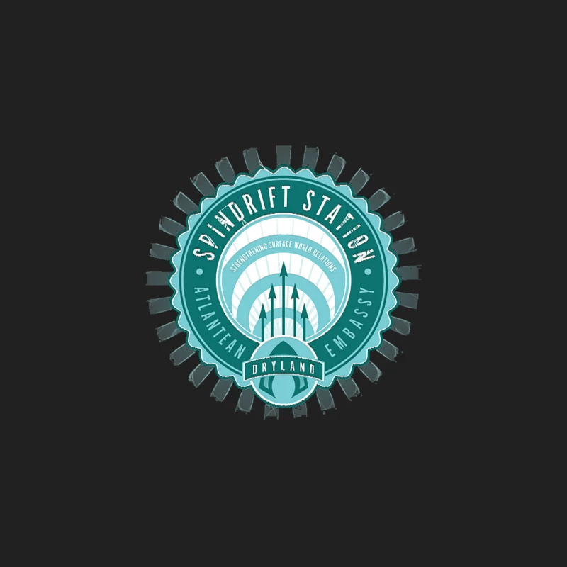 Swandrift Station: Atlantean Embassy Logo for Dryland Relations Bucket Hat