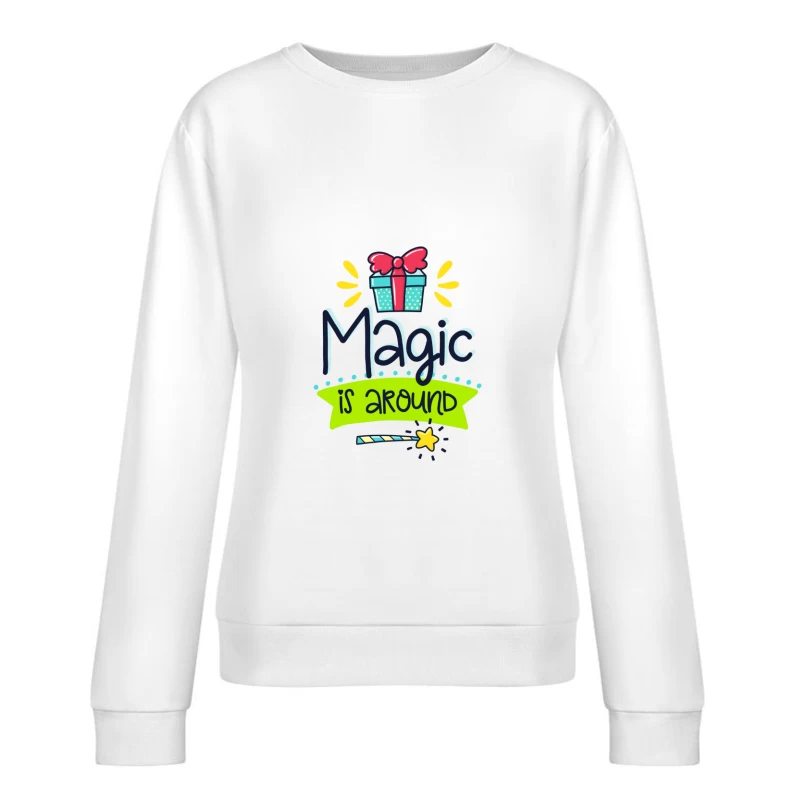La Magie Est Partout Femme Sweat-shirt à enfiler