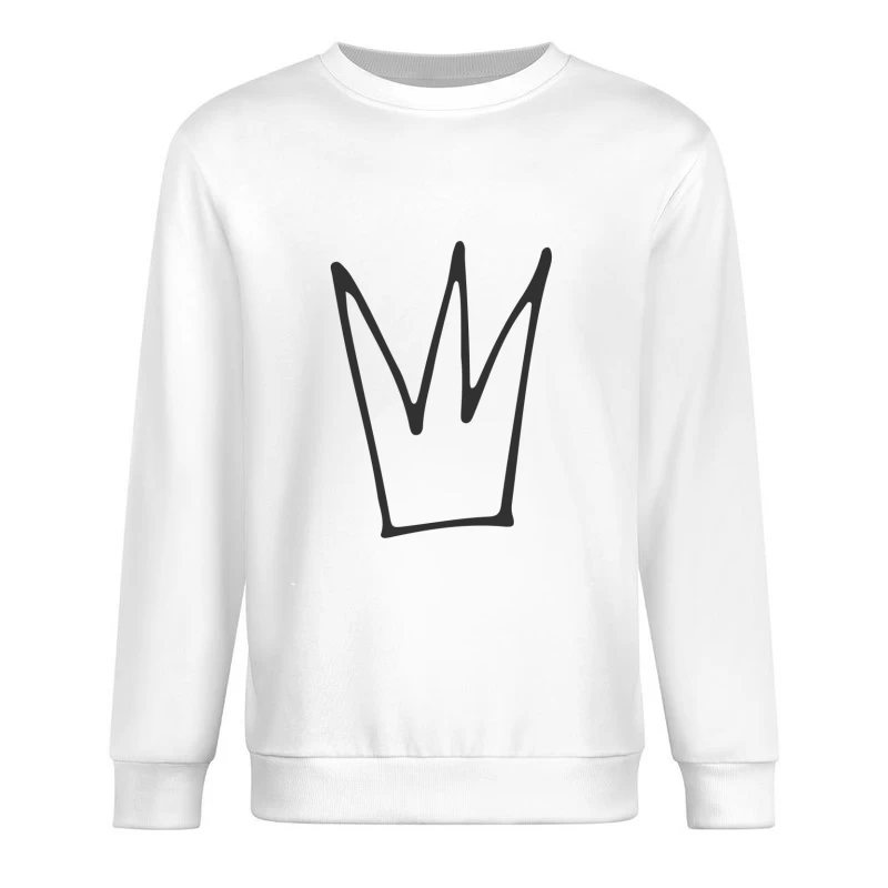 Couronne artistique minimaliste Homme Sweat-shirt à enfiler
