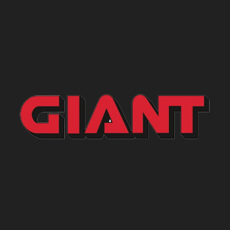 Giant Red and Black Brand Logo Typography Bucket Hat