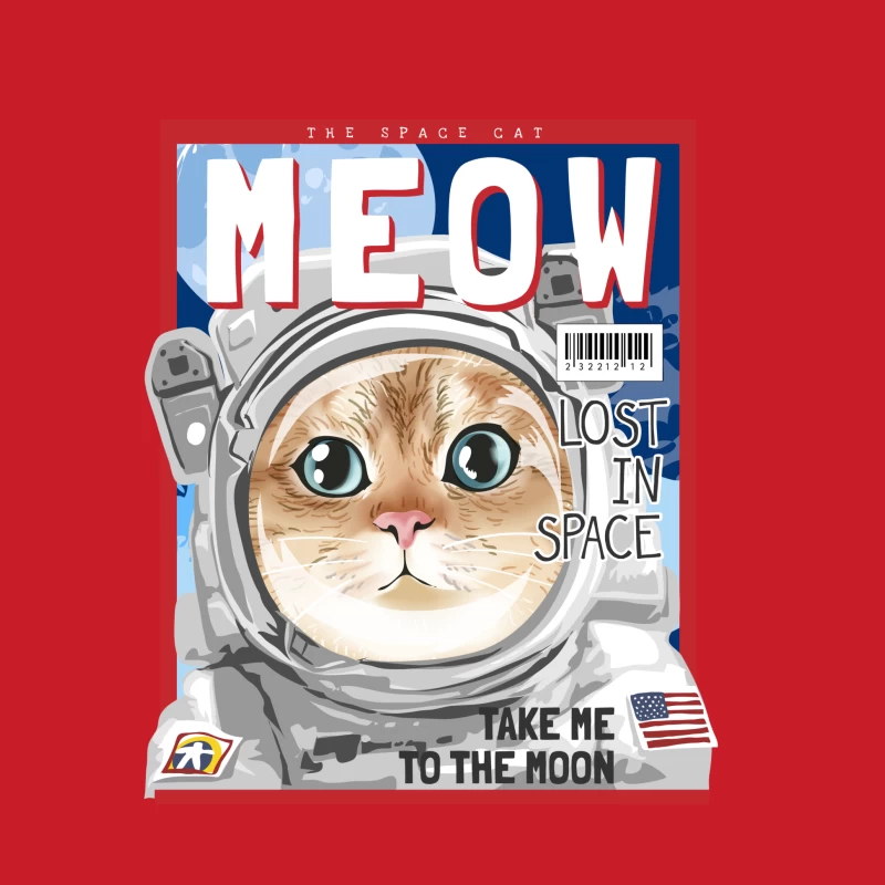 Weltraumkatze auf dem Titel des Magazins Herren Pullover Hoodie