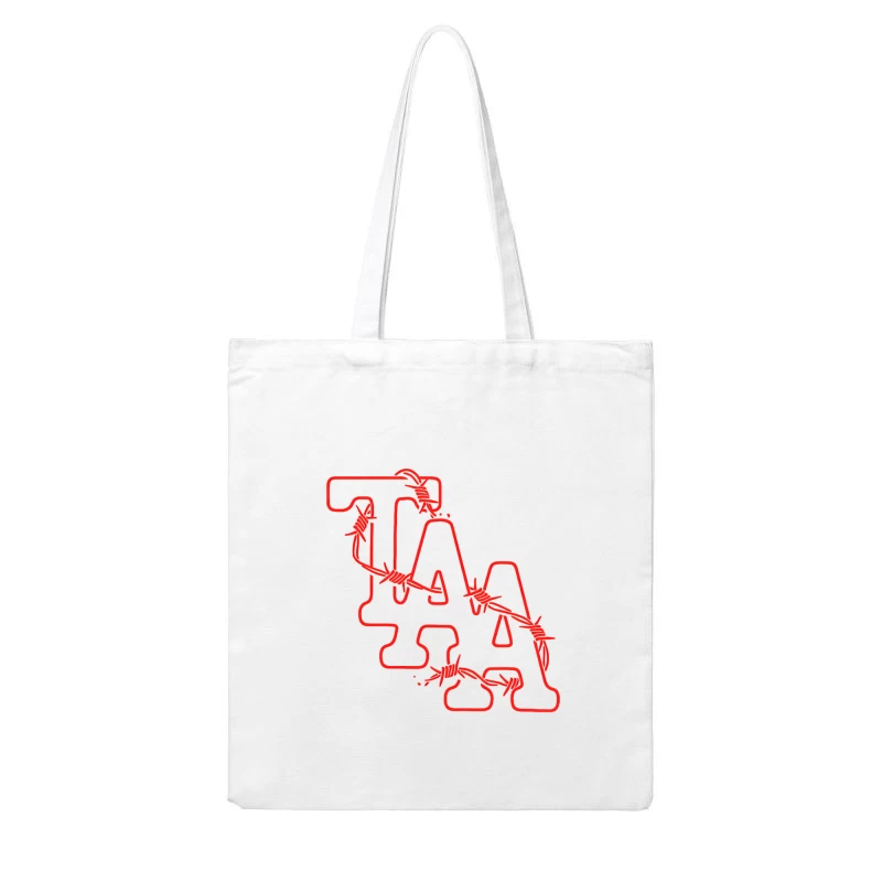 The Amity Affliction Red Logo Cotton Tote Bag