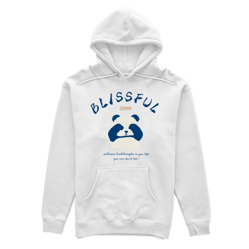 Blissful Panda Design mit Ermutigungsspruch Damen Pullover Hoodie