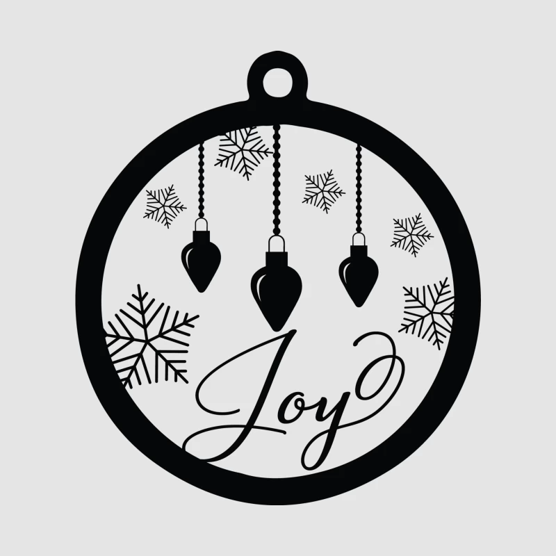 Ornement de Noël Joyeux Femme Sweat à capuche