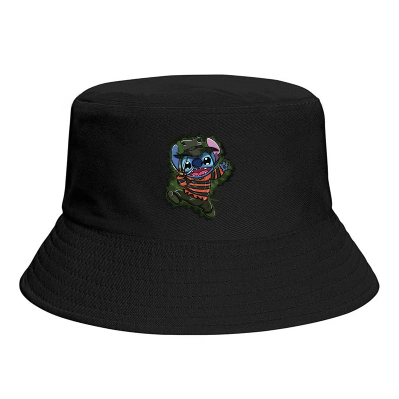 Cartoon Horror Parody Character Bucket Hat