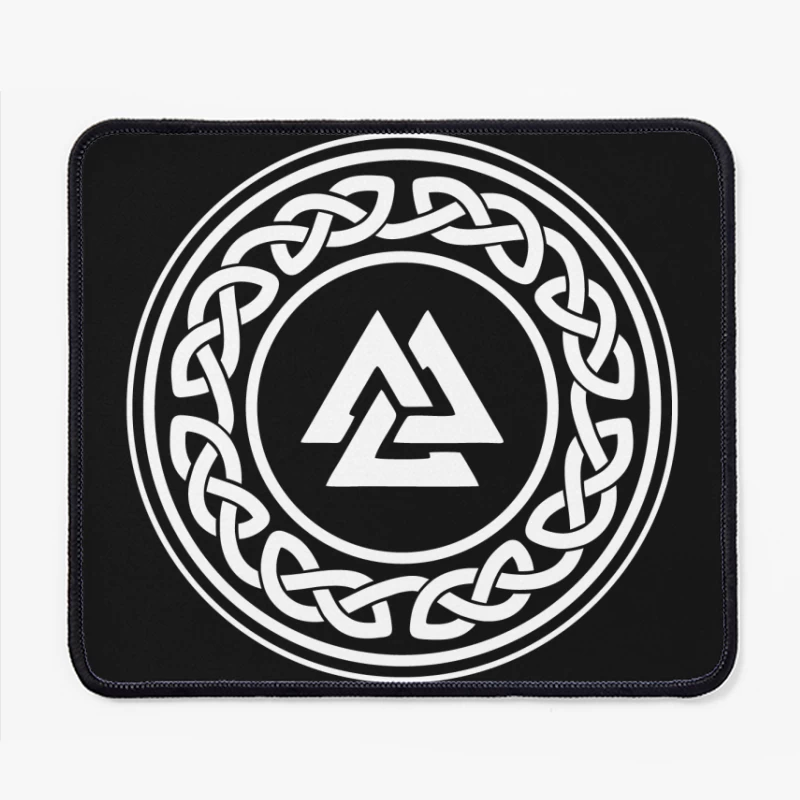 Triad Knot: Timeless Celtic Elegance Mouse Pad