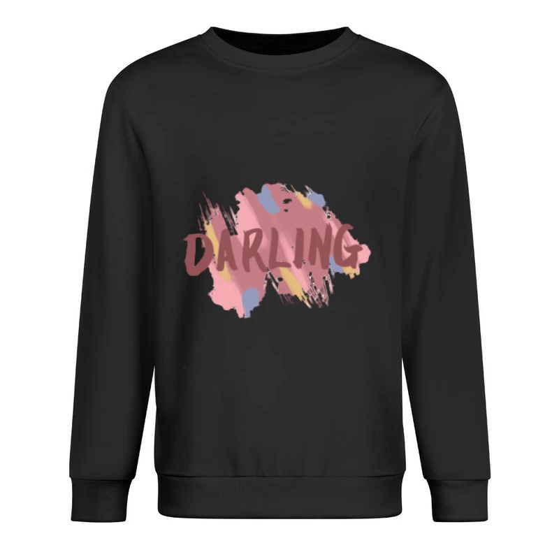 Darling Aquarell Design Herren Pullover Sweatshirt