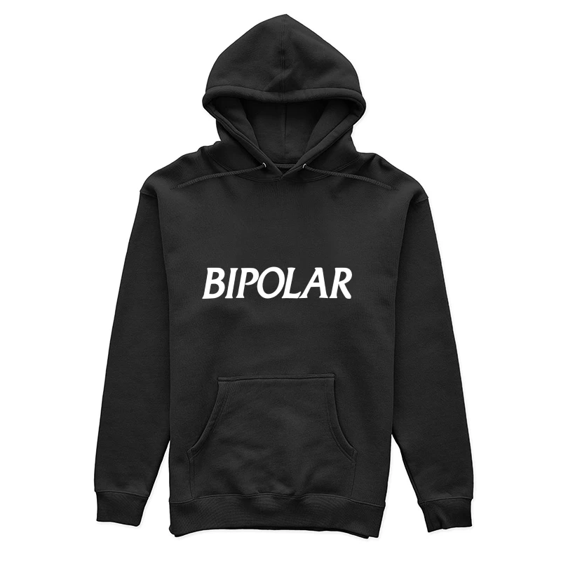 Bipolar Schriftzug Design Damen Pullover Hoodie